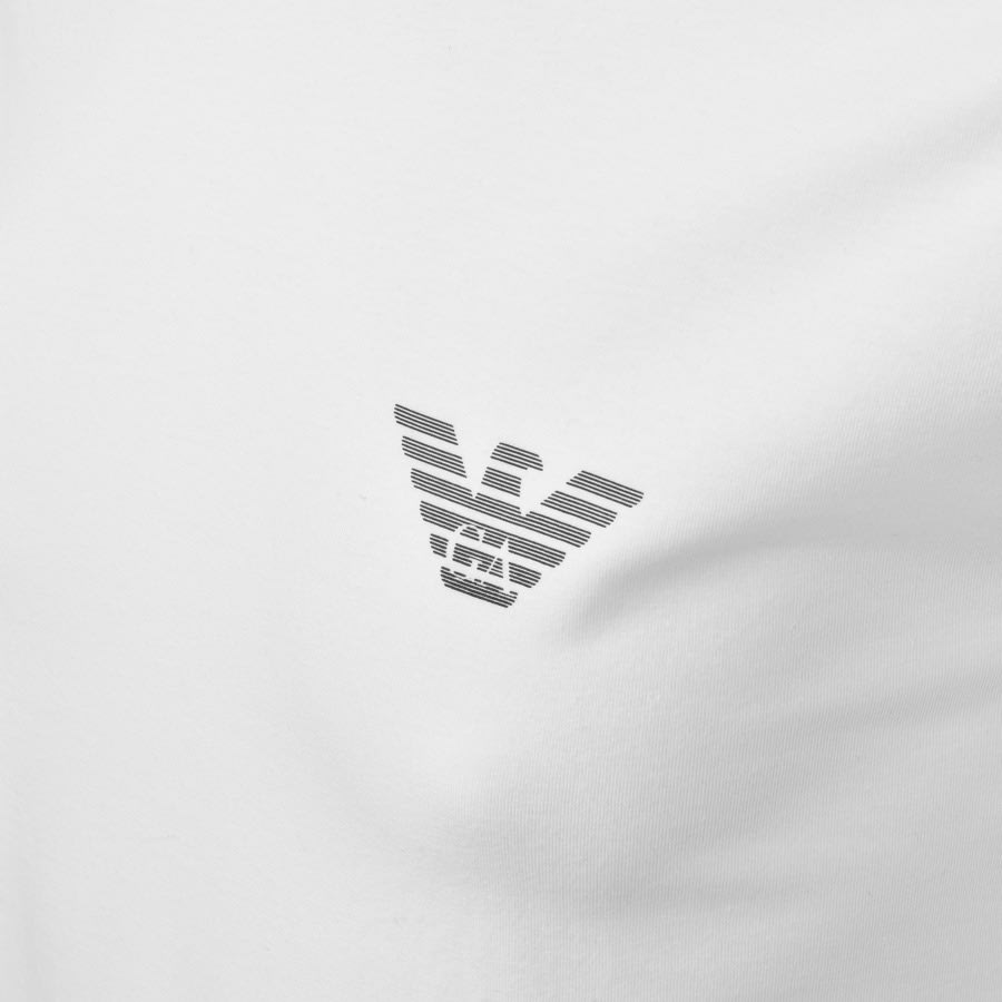 Alternative Image for ProductEmporio Armani Lounge Crew Neck T Shirt White3